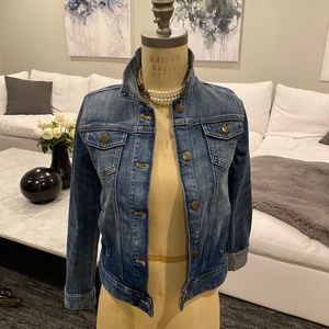 Crewcuts kids jeans jacket size 12 Y